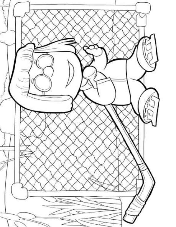 Plansa de colorat cu Charlie Brown 4 18